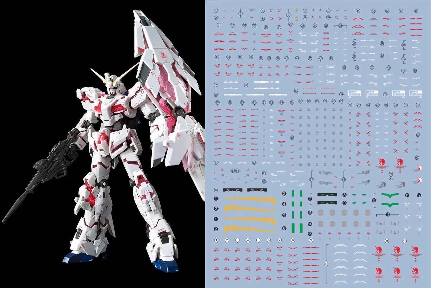 Amazon | 蛍光!! HG RG MG PG RE ロボット MS ディテールアップ用水